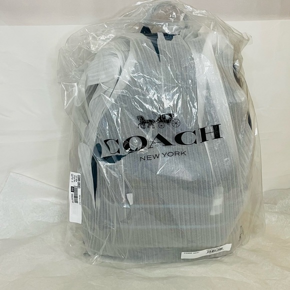 NWT Coach West Backpack with Coach Sttipe. - Picture 7 of 8